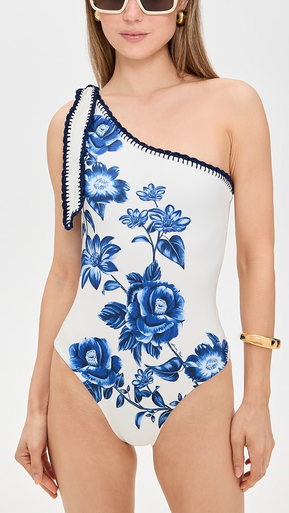 FARM Rio Floral Cascade One Piece | Shopbop | Shopbop
