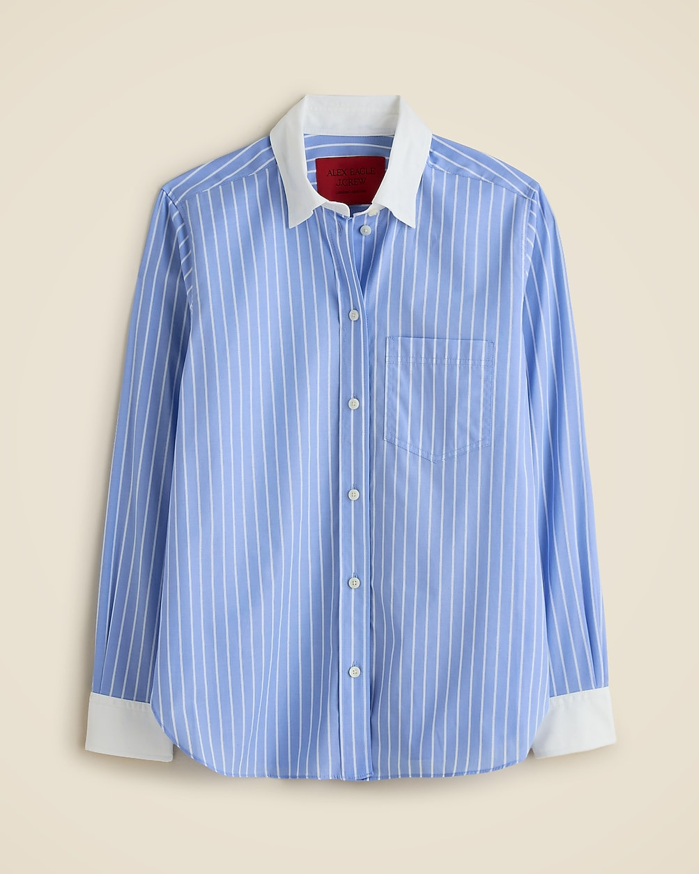 Alex Eagle X J.Crew button-up shirt in pinstripe | J. Crew US