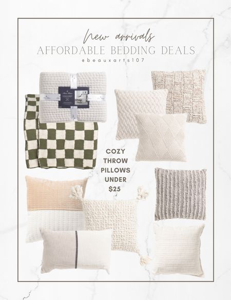 Shop these beautiful home textiles for your bedding and sofas at affordable prices!! 

#LTKhome #LTKsalealert #LTKstyletip