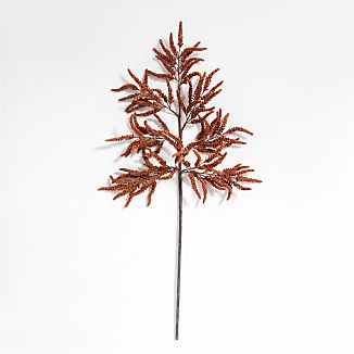 Faux Bronze Amaranthus Stem + Reviews | Crate & Barrel | Crate & Barrel