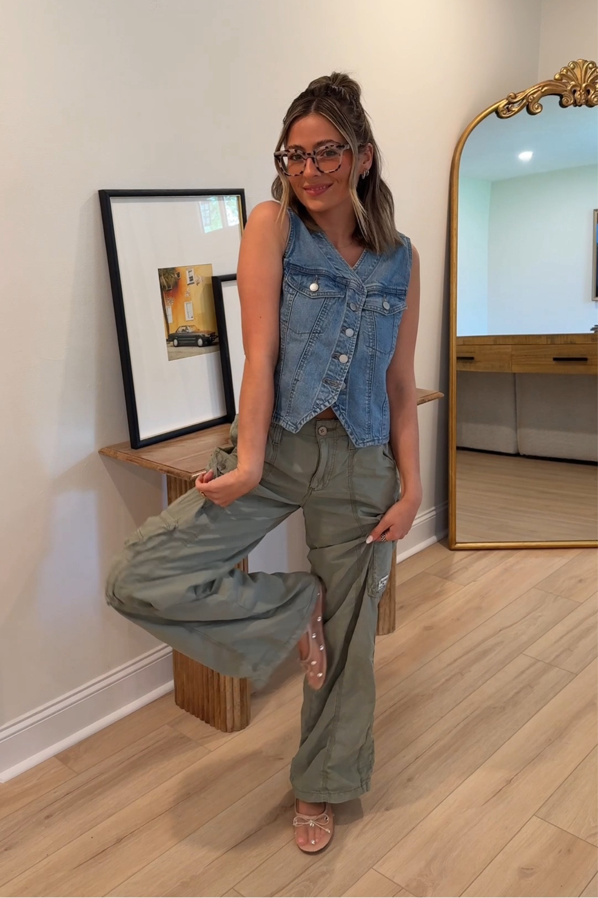 I’m wearing size XS in the vest and S in the pants! Size 7 in the shoes which is TTS for me. 

#LTKFindsUnder100 #LTKStyleTip #LTKFindsUnder50