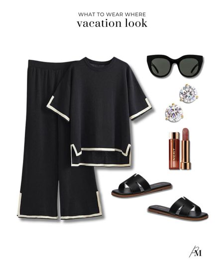 Vacation outfit idea. I love this set for a travel day. 

#LTKStyleTip #LTKTravel #LTKSeasonal