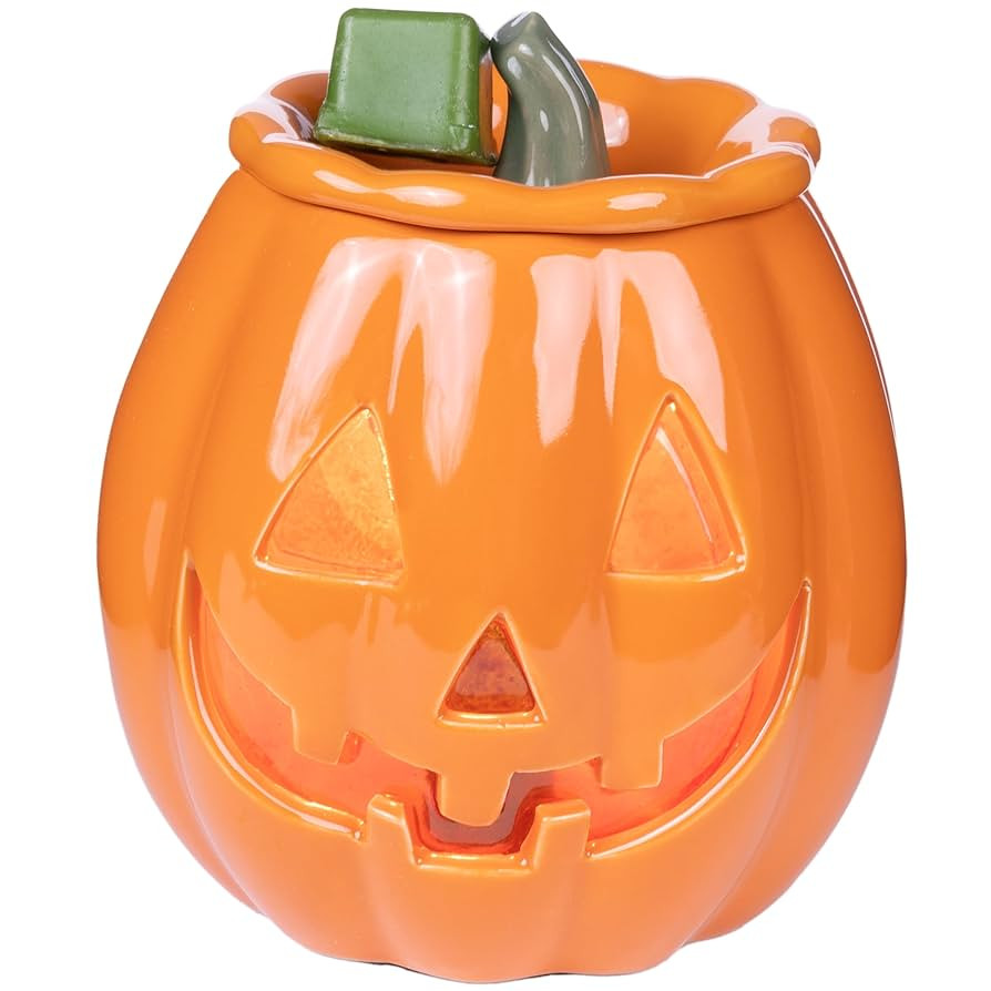 Scentsationals Wax Melt Warmer, for Scented Wax Melts - Halloween Collection Jack O' Lantern - Fr... | Amazon (US)
