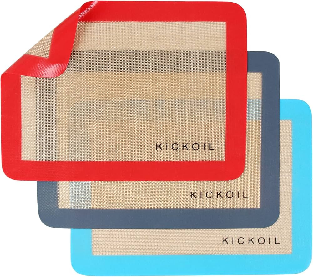 Silicone Baking Mats Small Quarter Sheet Cooking Baking Essentials Gadgets Kitchen Accessories BP... | Amazon (US)