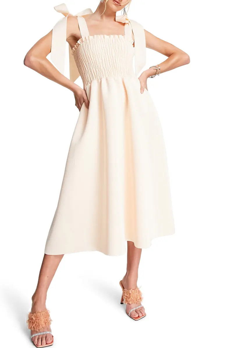 Bunny Tie Shoulder Sundress | Nordstrom