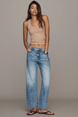 MOTHER Half Pipe High-Rise Tapered Ankle Jeans | Anthropologie (US)