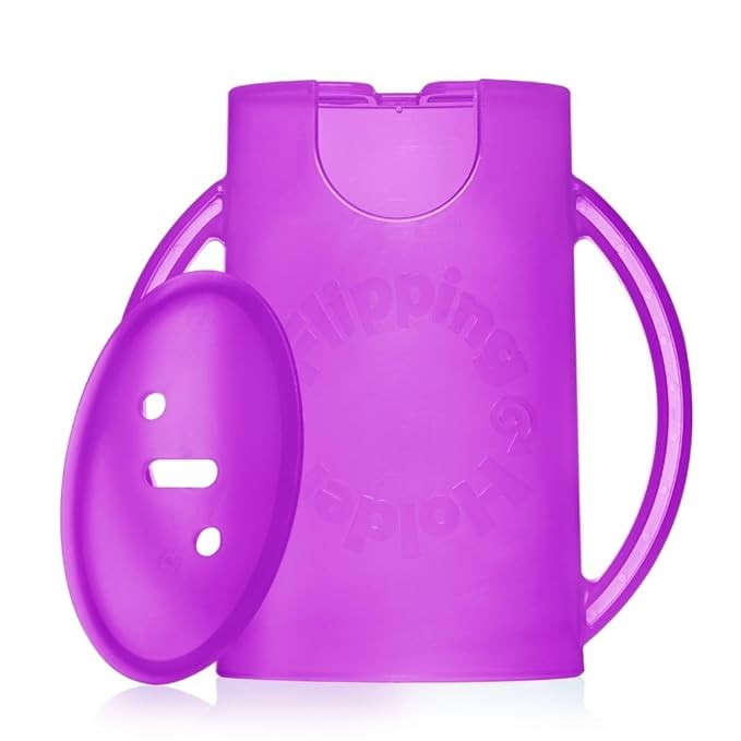 Original Squeeze Proof Flipping Holder with Open Bottom for Food Pouches & Juice Boxes - Multipur... | Amazon (US)