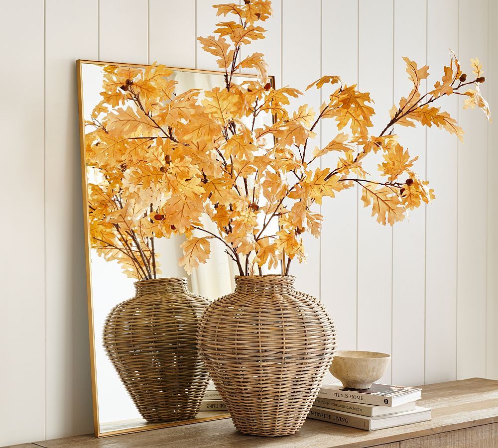 Faux Golden Oak Branch With Acorns | Pottery Barn (US)