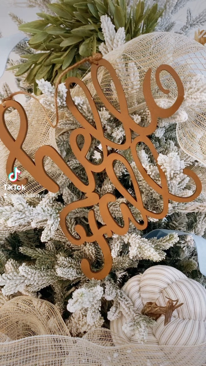 I think I’m a little obsessed with this Fall Christmas Tree. No Orange here. ;)  #family #fall #tree #homedecor #falldecorating #neutraltones 

#LTKhome #LTKSale #LTKSeasonal