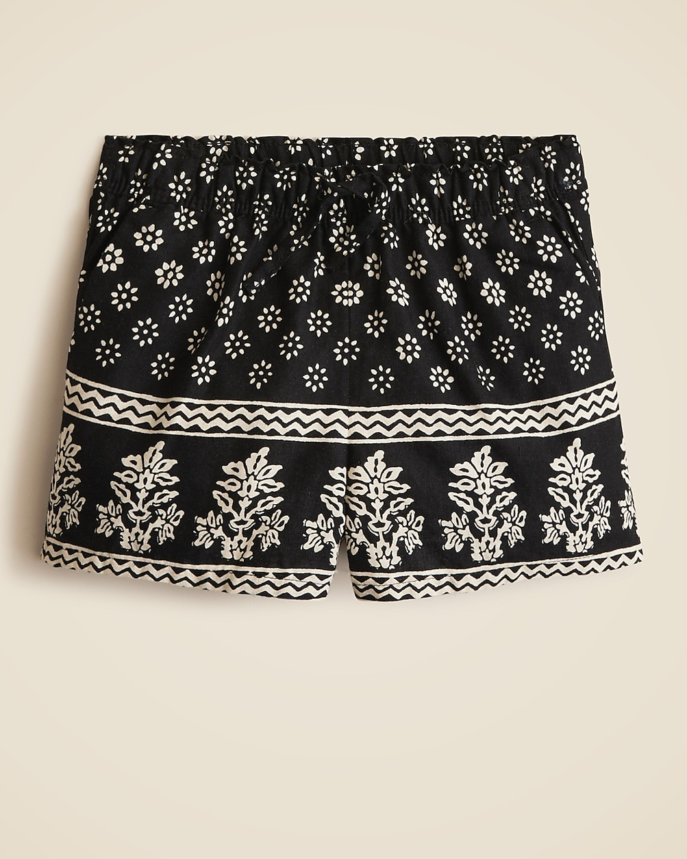 Girls' Soleil short in linen-cotton blend | J. Crew US