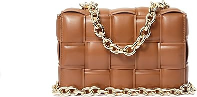 B.Bella Cassette Chain Womens Crossbody Handbag (Brown): Handbags: Amazon.com | Amazon (US)