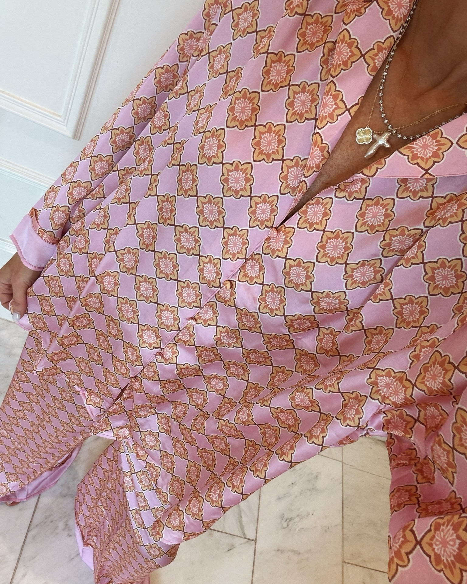 I absolutely love these @freepeople PJs. They are the most beautiful color for spring and extremely comfortable. 

#LTKootd