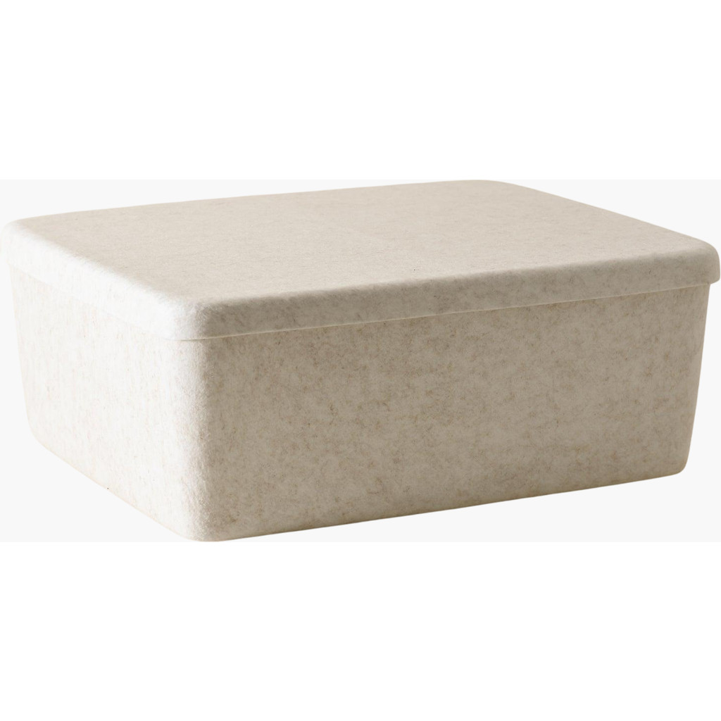 SortJoy The Sculpted Bin - Large with Lid in Stone - Set Of 3 at Nordstrom | Nordstrom