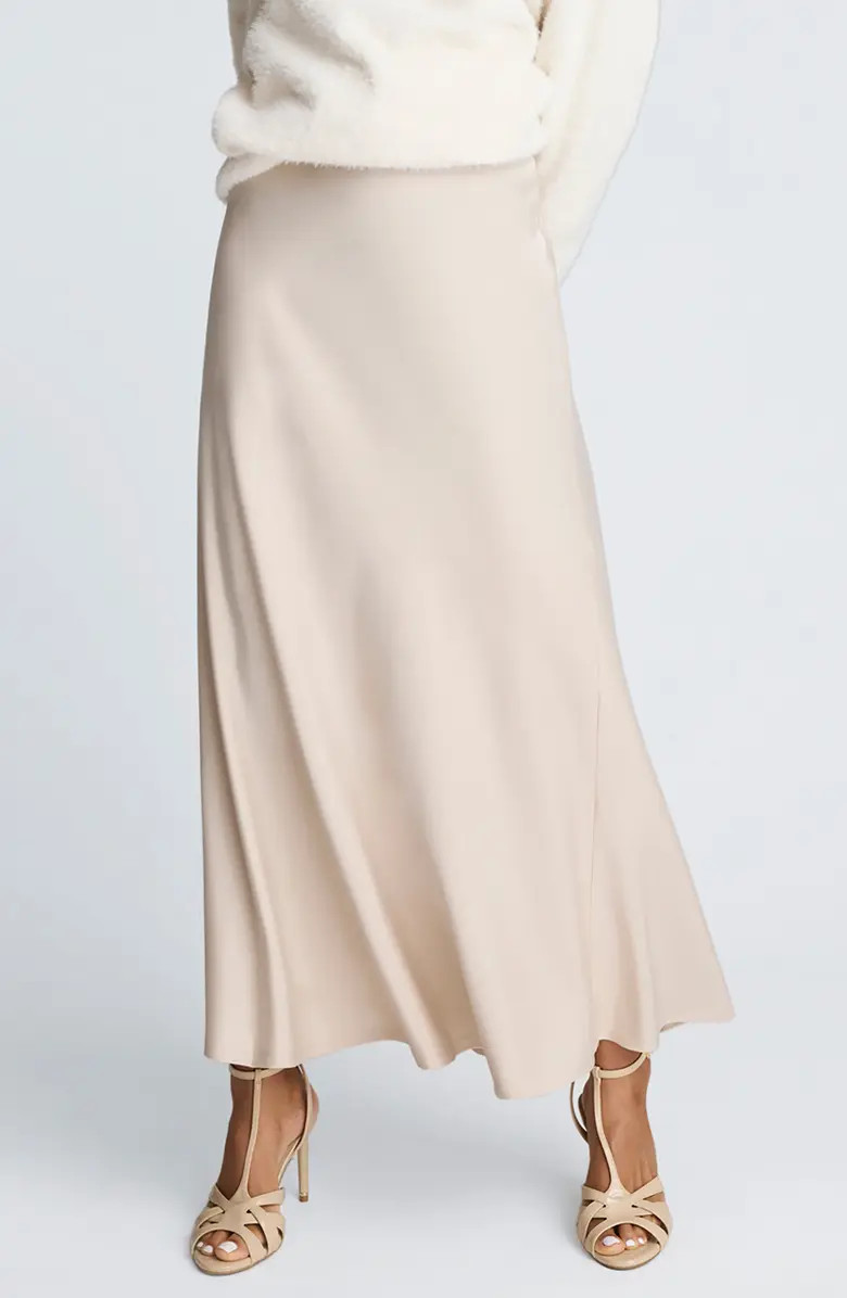 Flare Satin Maxi Skirt | Nordstrom
