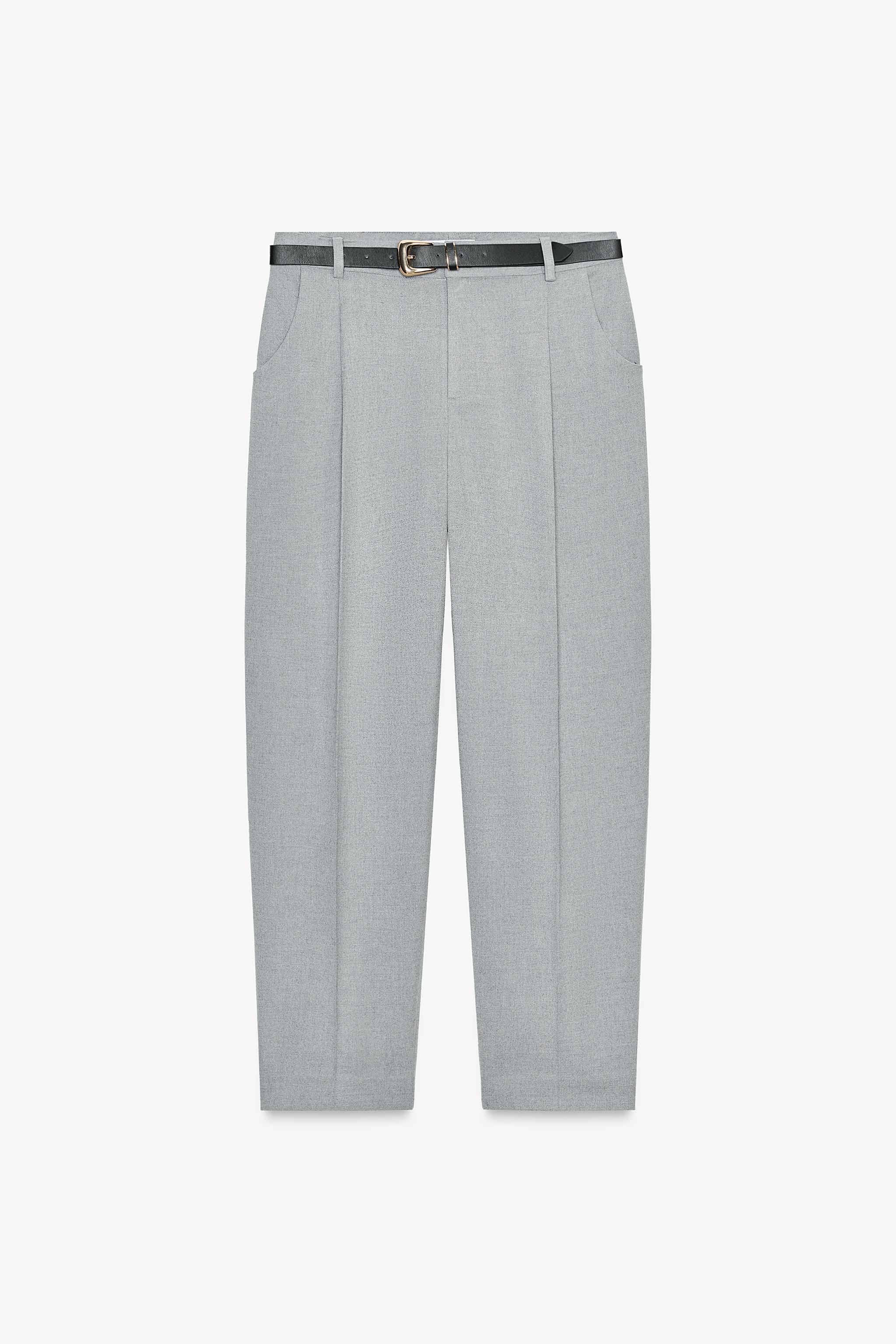 BUNDFALTENHOSE MIT GÜRTEL | Zara DE