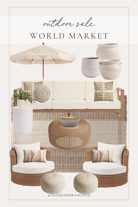 World Market outdoor sale favorites!

Home finds, deal of the day, sale alert, outdoor finds, outdoor seating, outdoor accent chair, tabletop firepit, faux plant, umbrella finds, neutral home, aesthetic finds, World Market, accent table, outdoor planter, affordable finds, outdoor throw pillow, jute pouf, shop the look!

#LTKSaleAlert #LTKSeasonal #LTKHome