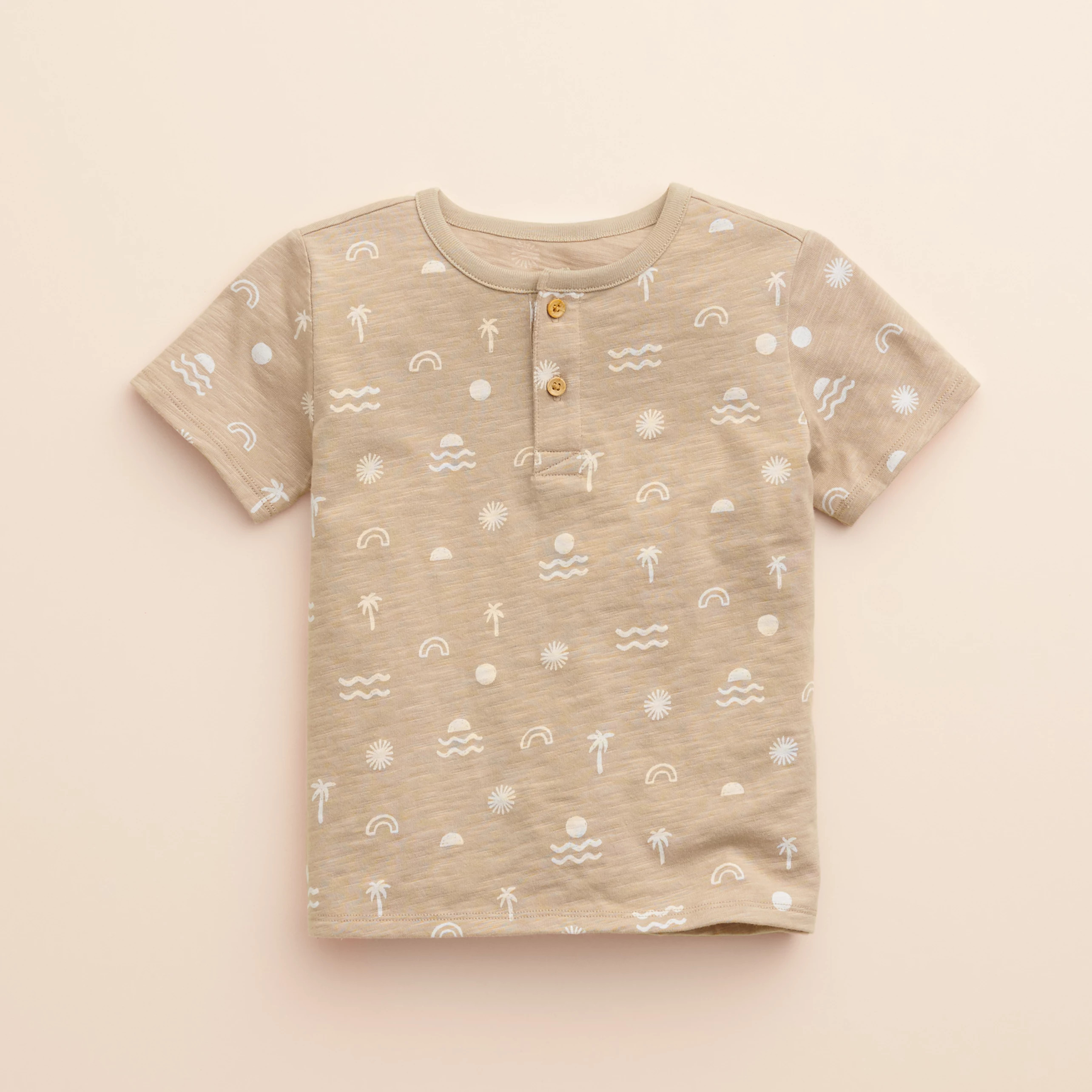 Baby & Toddler Little Co. by Lauren Conrad Organic Short-Sleeve Henley Tee | Kohl's