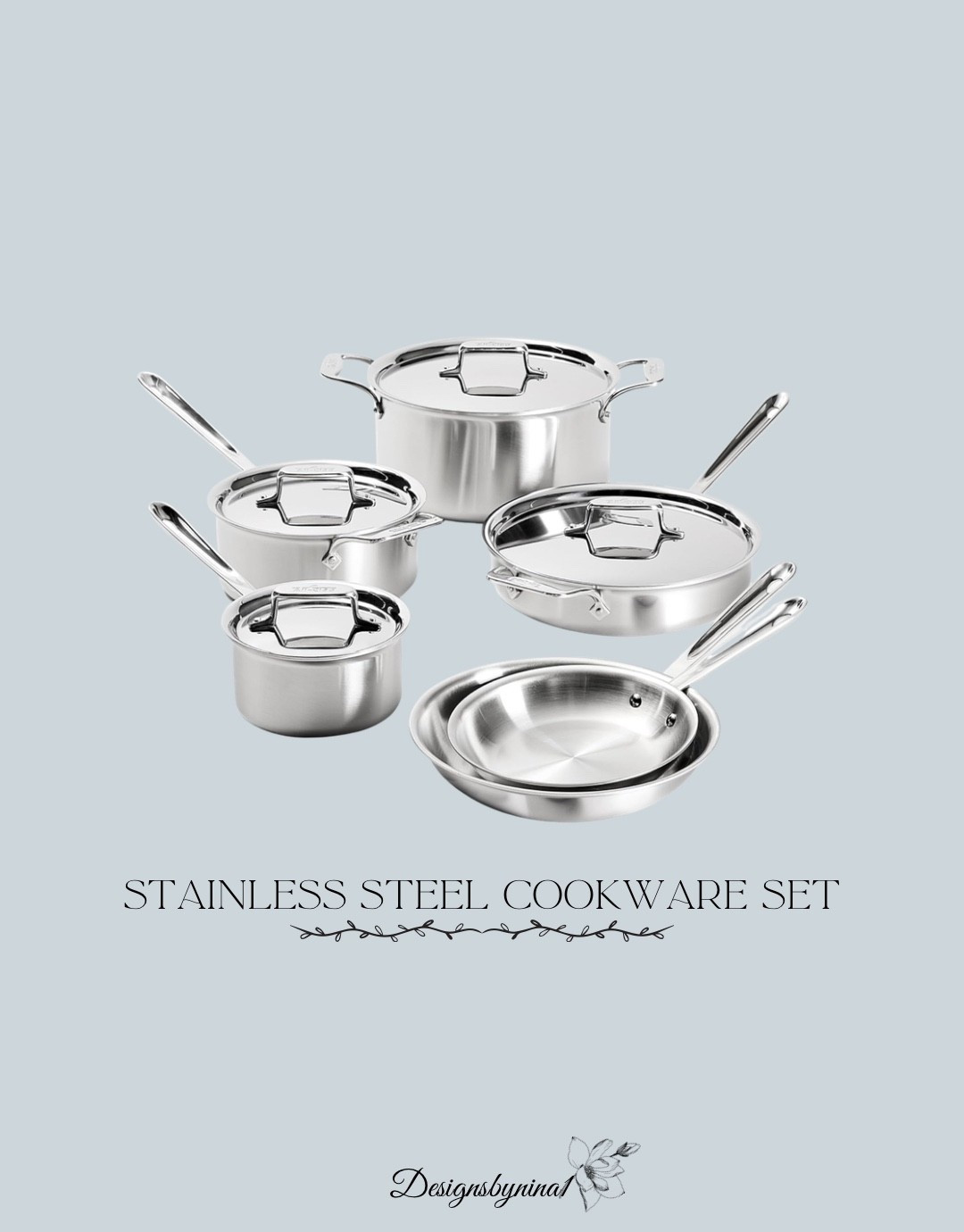 🩶All-Clad Stainless Steel Cookware Sets! Great gift idea for: newly weds, cooking lovers, moms, & more! 

#LTKHoliday #LTKGiftGuide #LTKHome