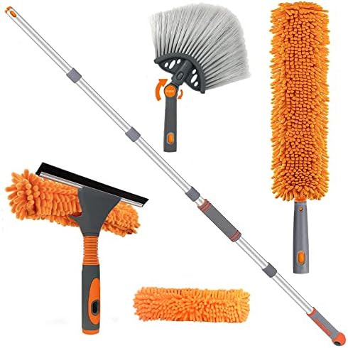 Amazon.com: Window Squeegee Kit, High Dusters for Cleaning and Window Cleaning Kit with Telescopi... | Amazon (US)