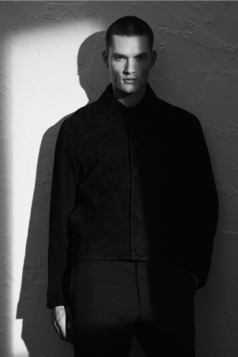Slim Fit Suede jacket | H&M (UK, MY, IN, SG, PH, TW, HK)