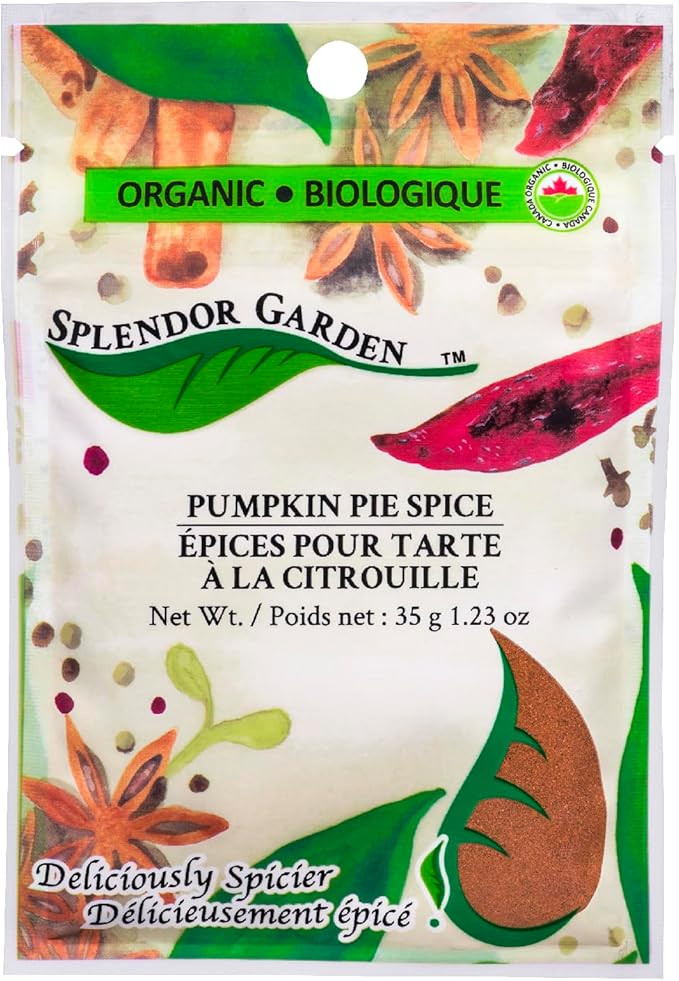 Splendor Garden Epices pour tarte à la citrouille bio 35g | Amazon (CA)