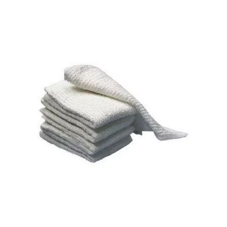 Ritz Bar Mop Cloth 100% Cotton 12"" X 12"" White 5 / Pack | Walmart (US)