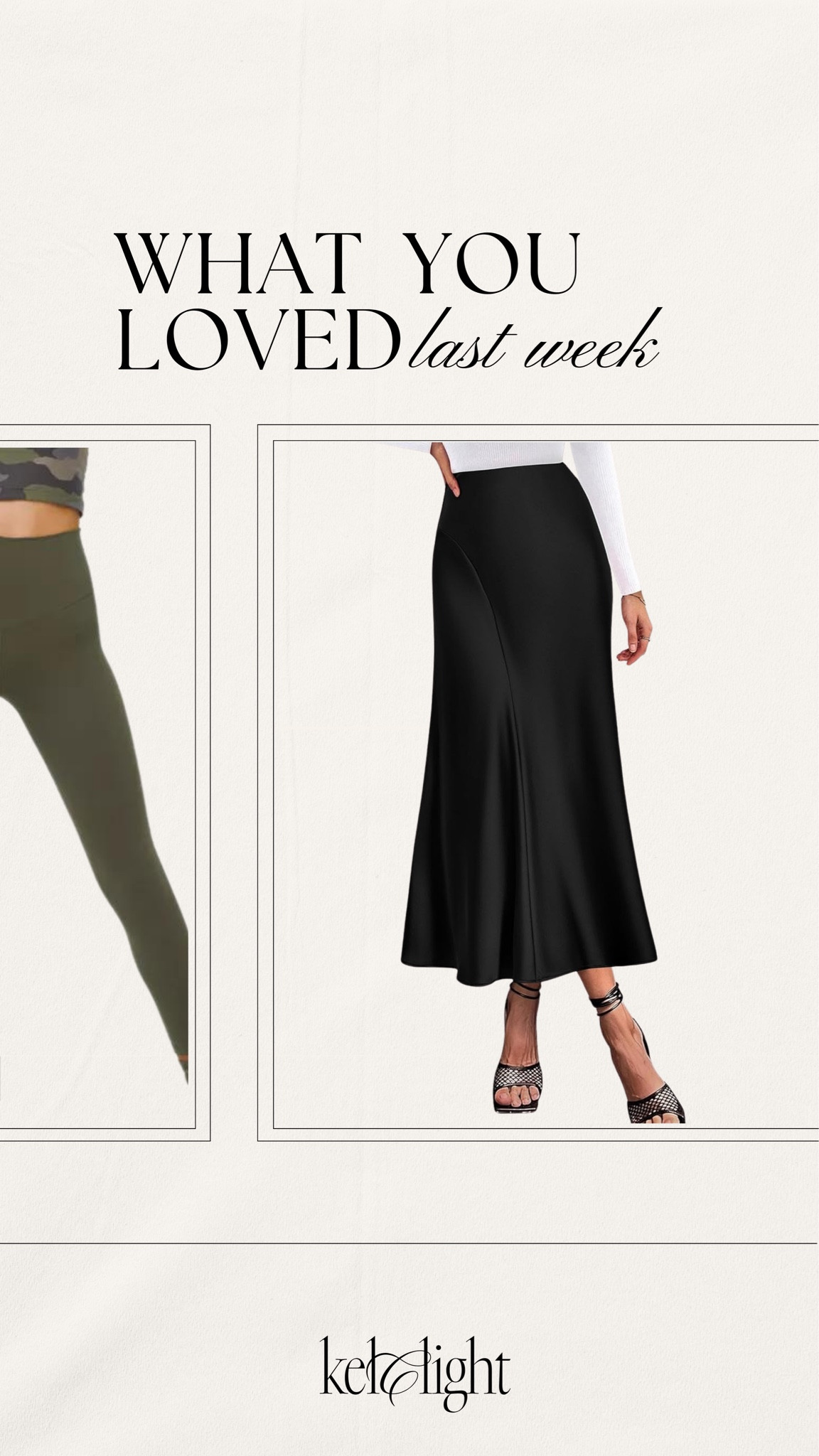 What you loved last week🤍 Styled this black slip skirt in my reel series last week! It’s so good I have in the beige as well! I wear a large #slipskirt #amazon 

#LTKmidsize #LTKstyletip #LTKsalealert