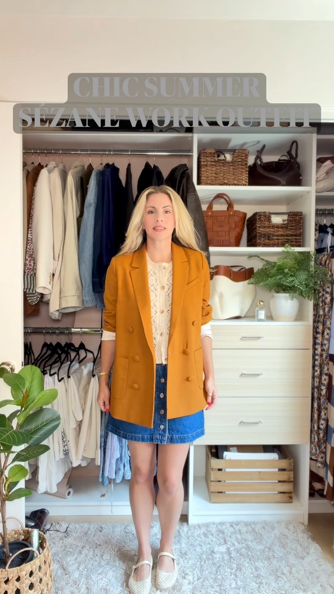 One of my favorite ways to dress for the office in the summer. 🤍

The Michele jacket instantly elevates a simple knit top and skirt while still feeling lightweight enough for warmer days. It’s polished, effortless, and easy to recreate with timeless pieces you’ll wear for years.

Everything is linked here!

#LTKootd #LTKWorkwear #LTKSeasonal