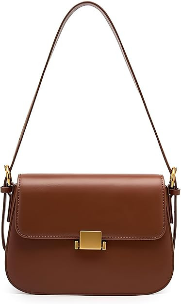 Genuine Leather Shoulder Bag for Women Crossbody Bags Women's Small Handbags Leather Purses | Amazon (US)