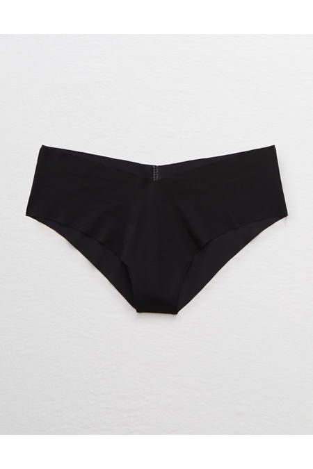 Aerie No Show Cheeky Underwear Women's True Black XXS | American Eagle Outfitters (US & CA)