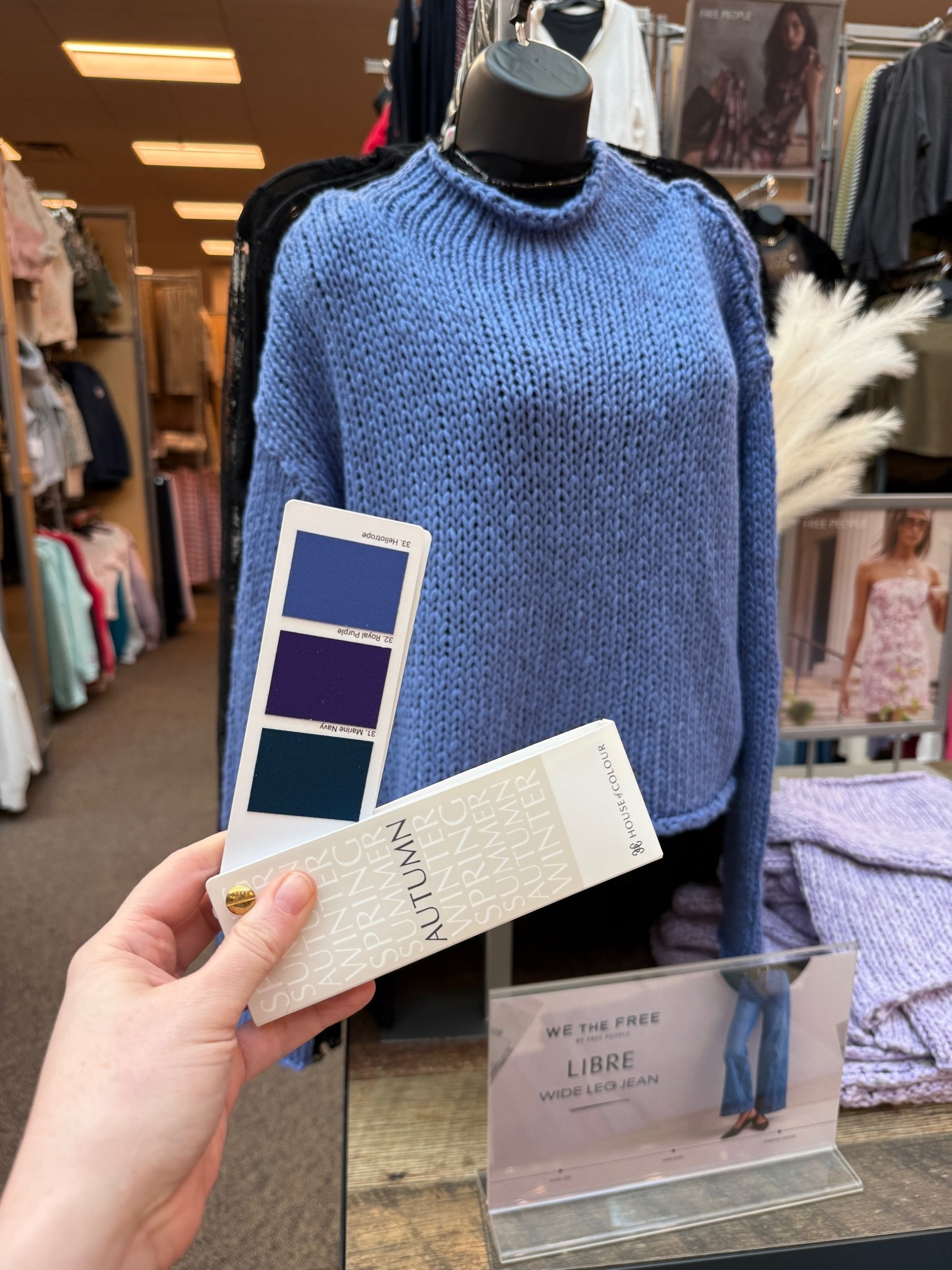 Gorgeous heliotrope sweater for #hocautumn
