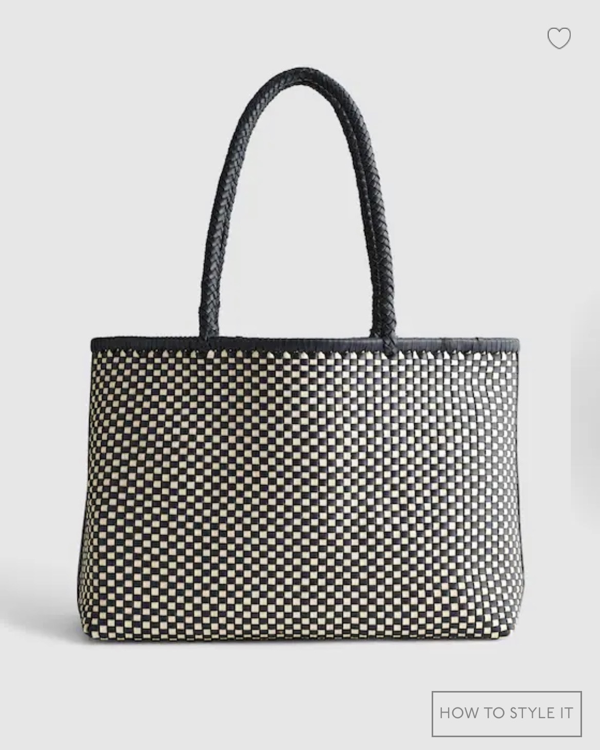 New from Madewell: Their Signature Leather Woven Tote in this new checkered pattern!

#LTKWorkwear #LTKTravel