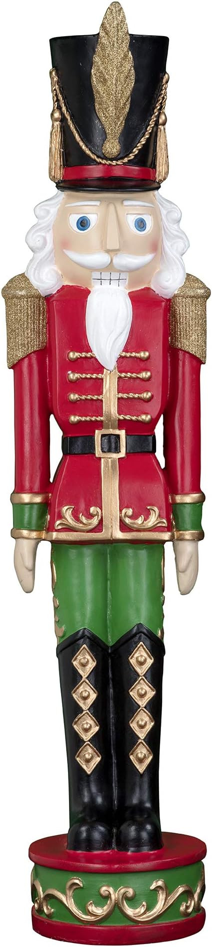 Haute Decor Classic Red and Green Christmas Nutcracker Holiday Decoration for Indoor/Outdoor Use ... | Amazon (US)