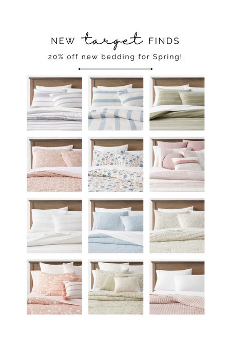 New spring bedding at Target! Plus 20% off with Target Circle. All of these are under $100!

Quilt, duvet, sham, comforter, bed, bedroom, stripe quilt, affordable home

#LTKunder100 #LTKsalealert #LTKhome