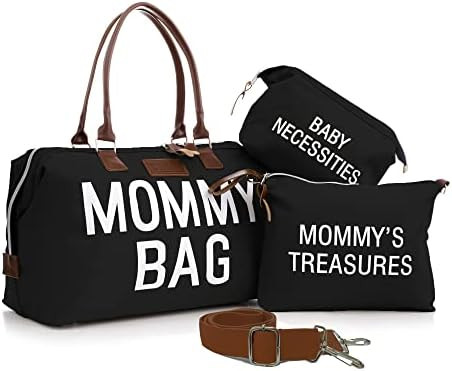 CHQEL Diaper Bag Tote with 2 Organizers, Multifunctional Large Mommy Bag for Hospital & Baby Diaper  | Amazon (US)