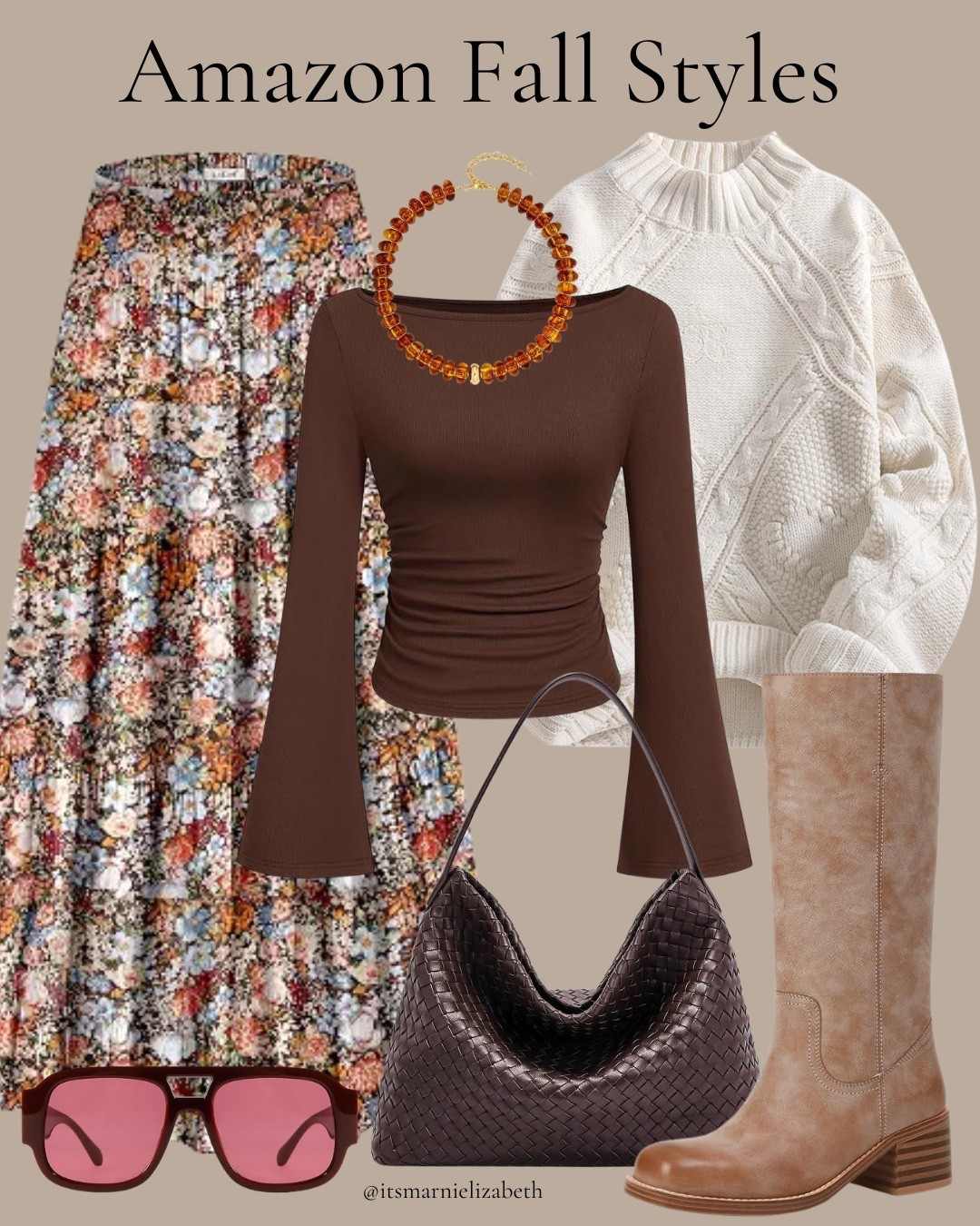 Amazon fall styles 🍂 I’m loving the mix of cozy knits, rich brown tones, boots, and a little floral moment. So easy to mix into a fall wardrobe.

Amazon fall finds, fall outfit inspo, fall fashion, cozy style, autumn outfits, Amazon fashion, fall wardrobe, everyday style

#LTKgrwm #LTKootd #LTKSeasonal