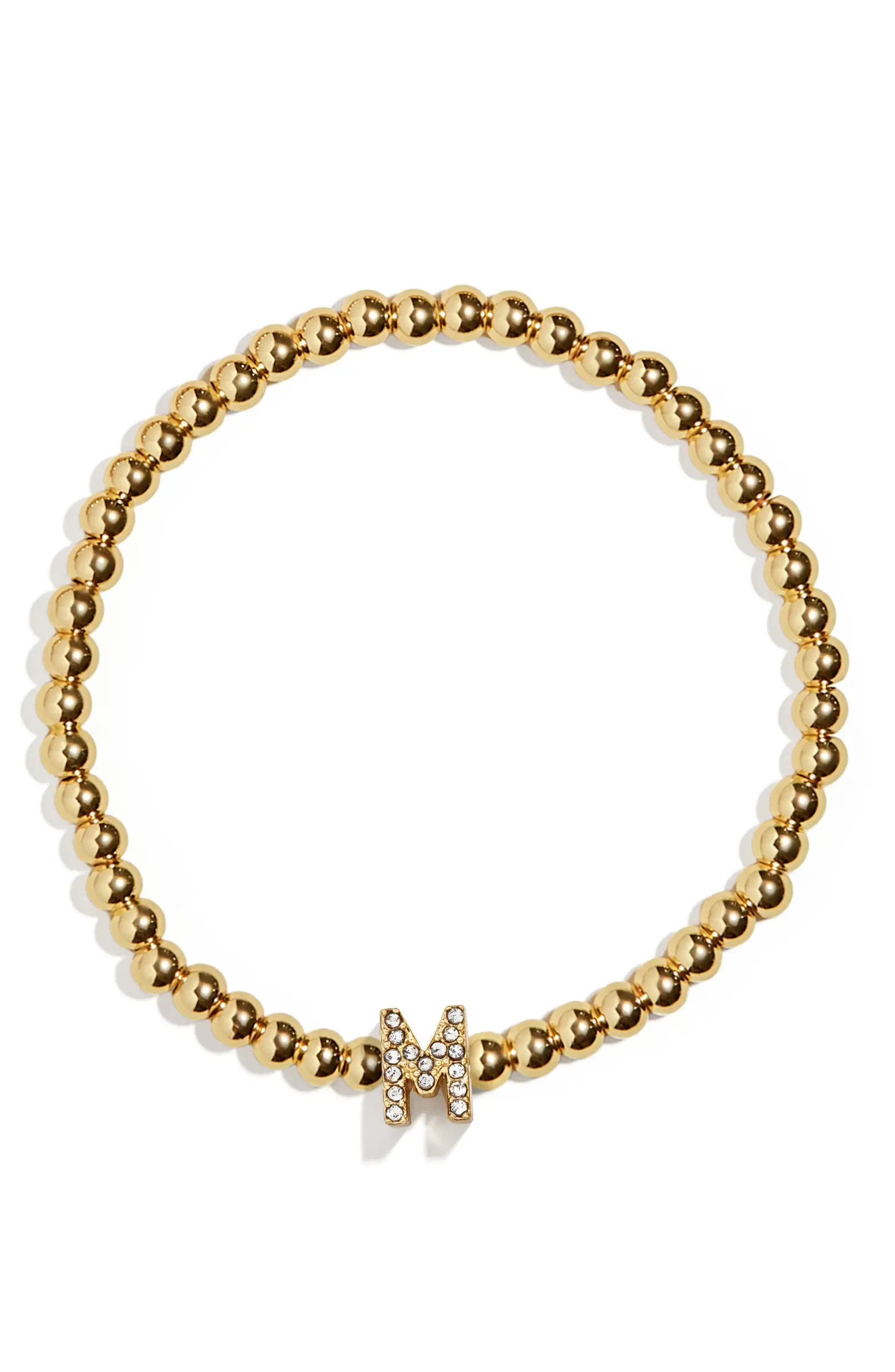 BaubleBar Pisa Pavé Initial Bracelet | Nordstrom | Nordstrom