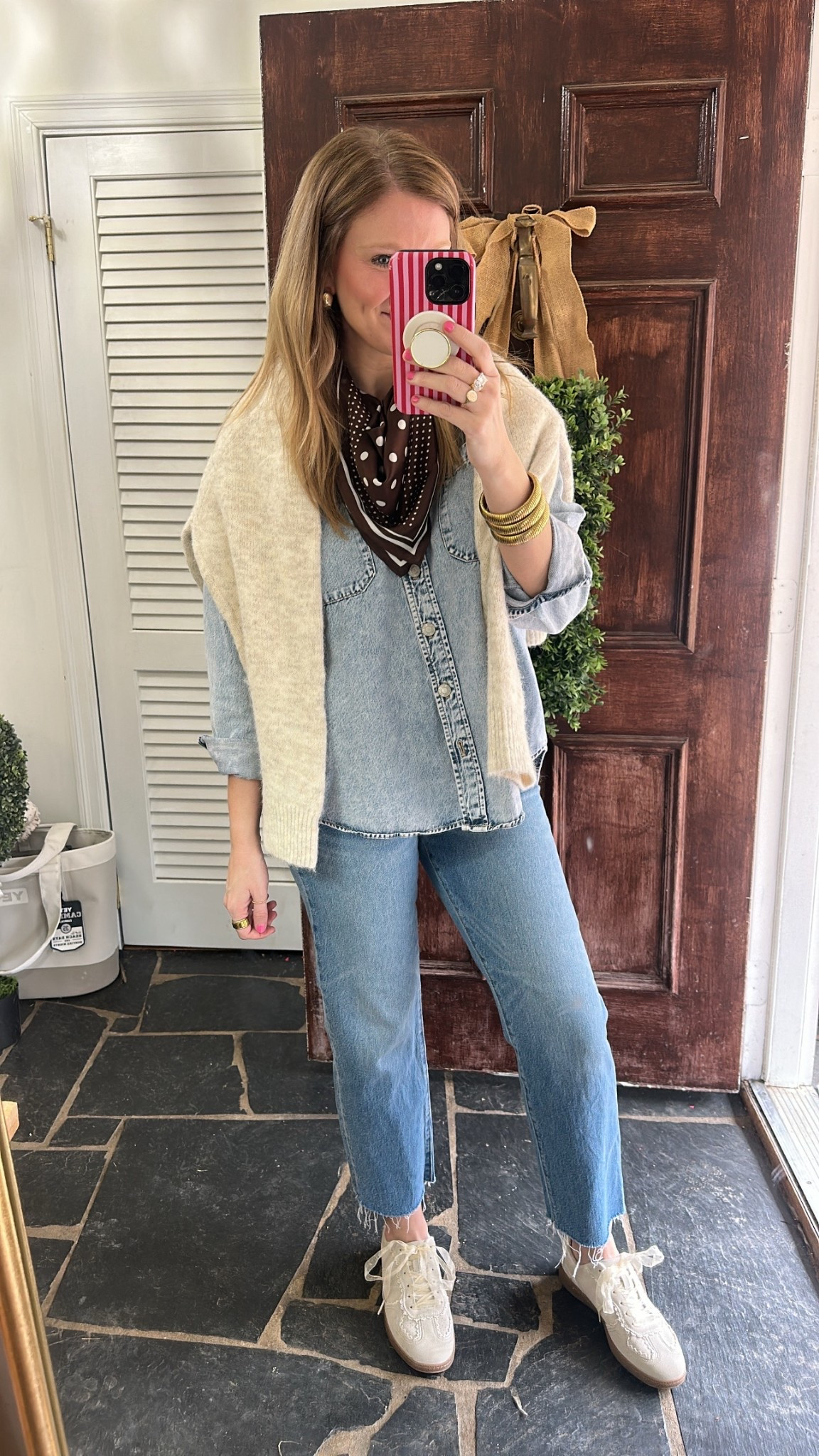 Thursday rainy day outfit! 