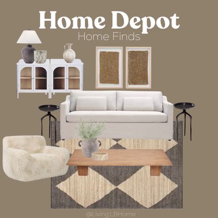 Don’t sleep on Home Depot 😱 their selection of furniture and decor compares to all the other big name apps to shop! And I promise they probably carry it at a lower price 🤩 I have been SEARCHING for an affordable bench seat couch and this cutie oatmeal slipcover couch is coming home with me🤍 only $470?! Literally cannot beat it. I’ll give y’all a review when its delivered. And this freaking faux sheep skin chair🫠 I can’t… it’s too good. Make sure to check everything out here. Affordbale and the cutest. Also.. The coffee table is from Zara Home and I can’t link it 😭

#LTKhome #LTKsalealert #LTKstyletip