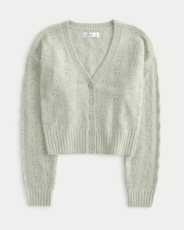Easy Cozy Textured Cardigan | Hollister (US)