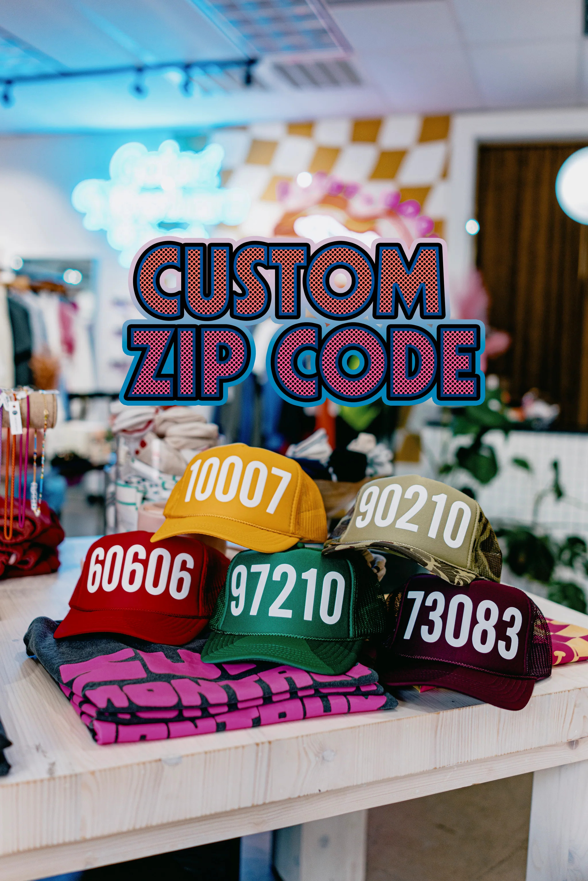Custom Zip Code Trucker | Ascot + Hart