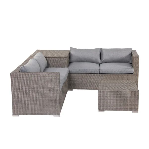 Vankirk 4 Piece Sectional Seating Group with Cushions | Wayfair North America