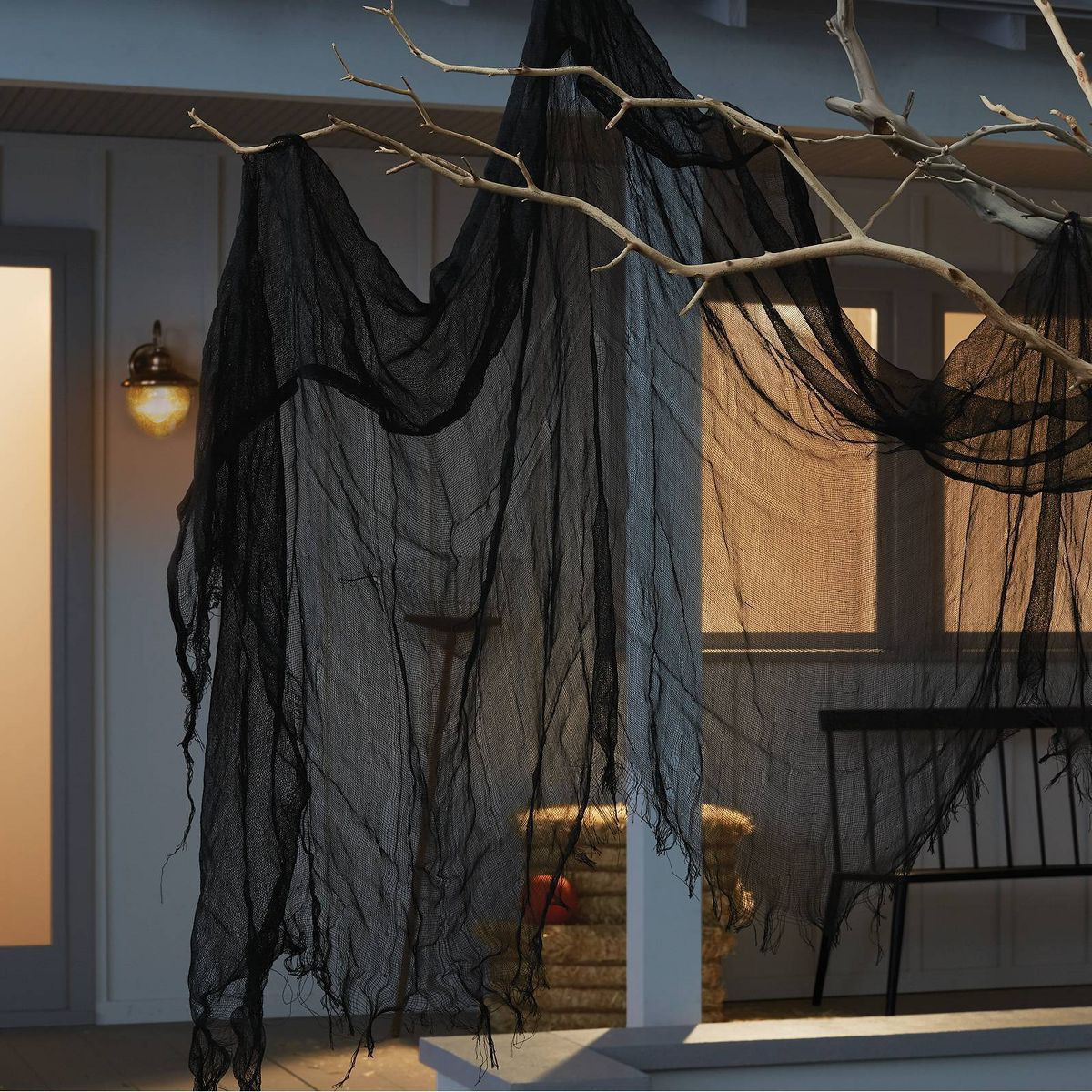 6' Gauze Cloth Halloween Decorative Prop Black - Hyde and EEK! Boutique™ | Target
