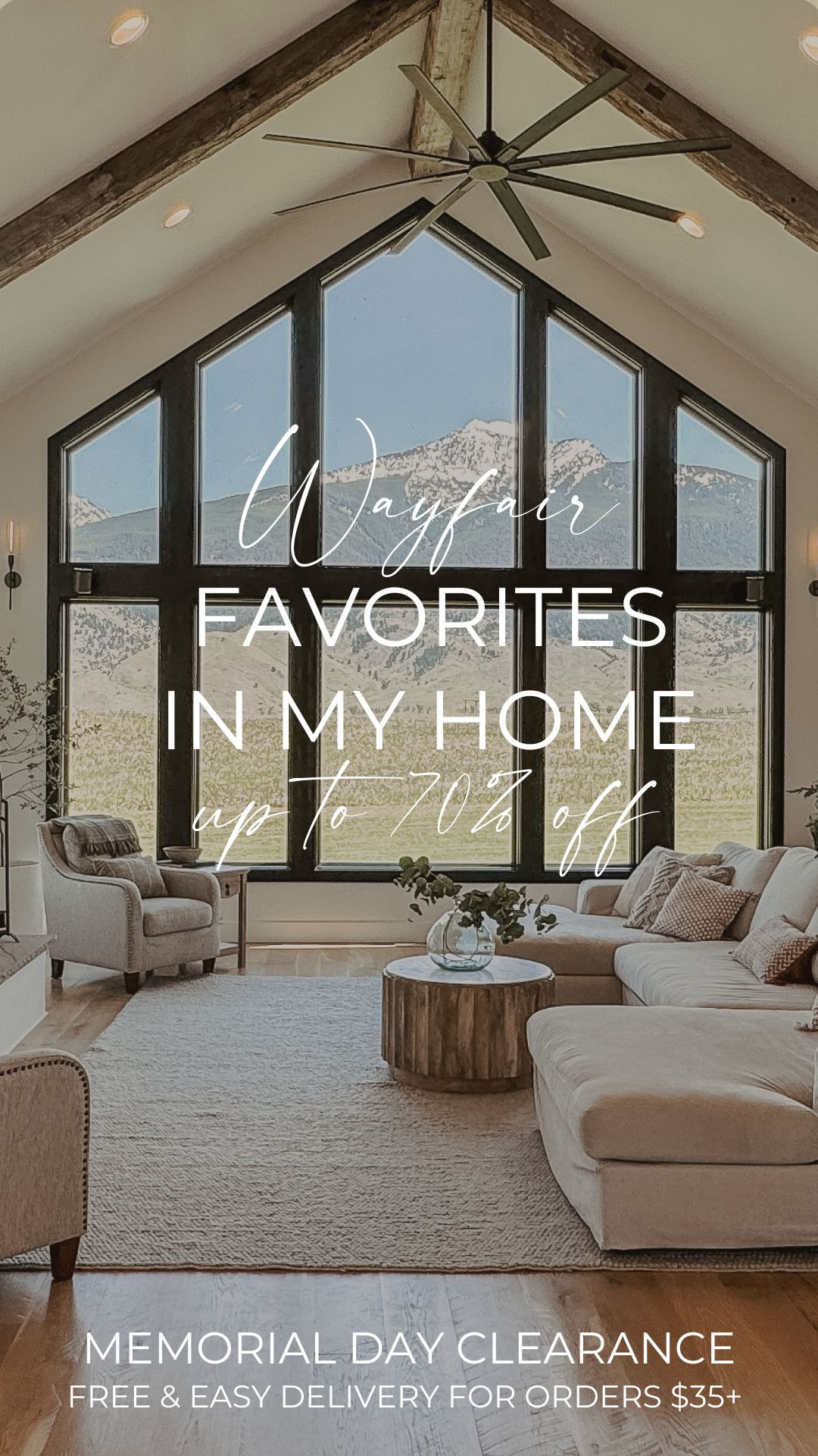 Follow the arrows for all of my favorite pieces from Wayfair around our home!

Wayfair’s Memorial Day Clearance is officially here, with sales up to 70% off on these home finds, and free & easy delivery on orders over $35.  I always save buying any furniture or big pieces for a sale, so now is a great time to snag that beauty you added to your cart weeks ago 😉

#ltkhome #liketkit @shop.ltk #wayfair #WayfairPartner @wayfair
 

 

#LTKHome #LTKSaleAlert #LTKStyleTip