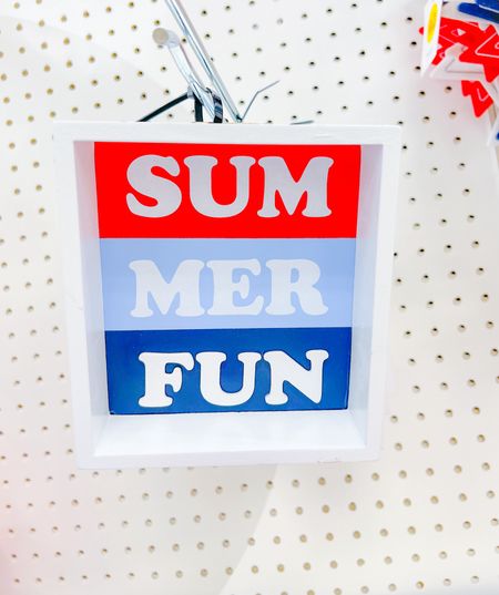 Target Sun Squad Summer Fun 4th of July Holiday Shadow Box Decor #sunsquad #target #targetstyle #targetdecor 

#LTKfamily #LTKhome #LTKSeasonal