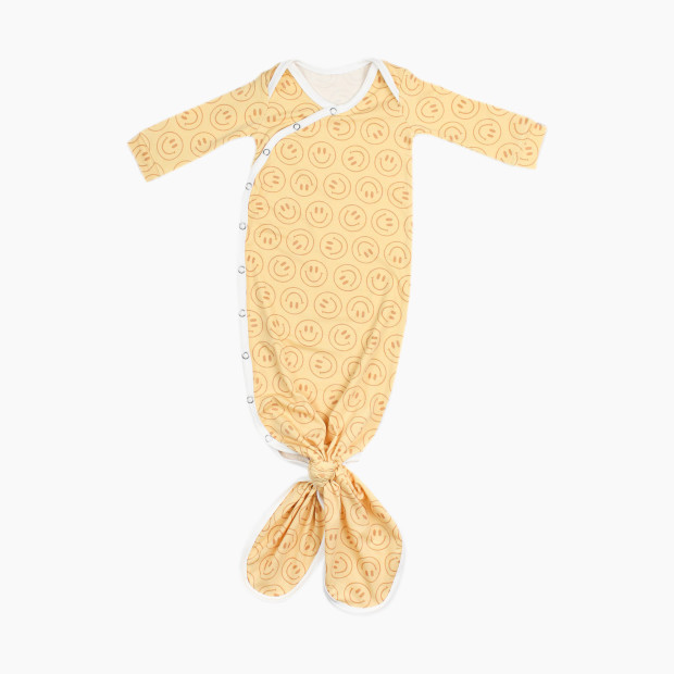 Copper Pearl Printed Knotted Gown in Vance Size 0-4 M | Babylist