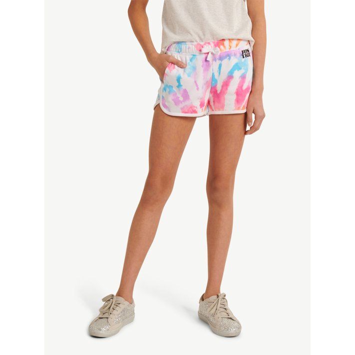Justice Girls Everyday Faves Printed Dolphin Shorts, Sizes XS-XLP | Walmart (US)