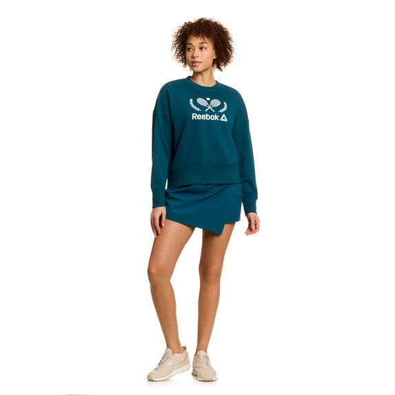 Reebok Women's Prep Crewneck Sweatshirt, Sizes XS-XXXL | Walmart (US)