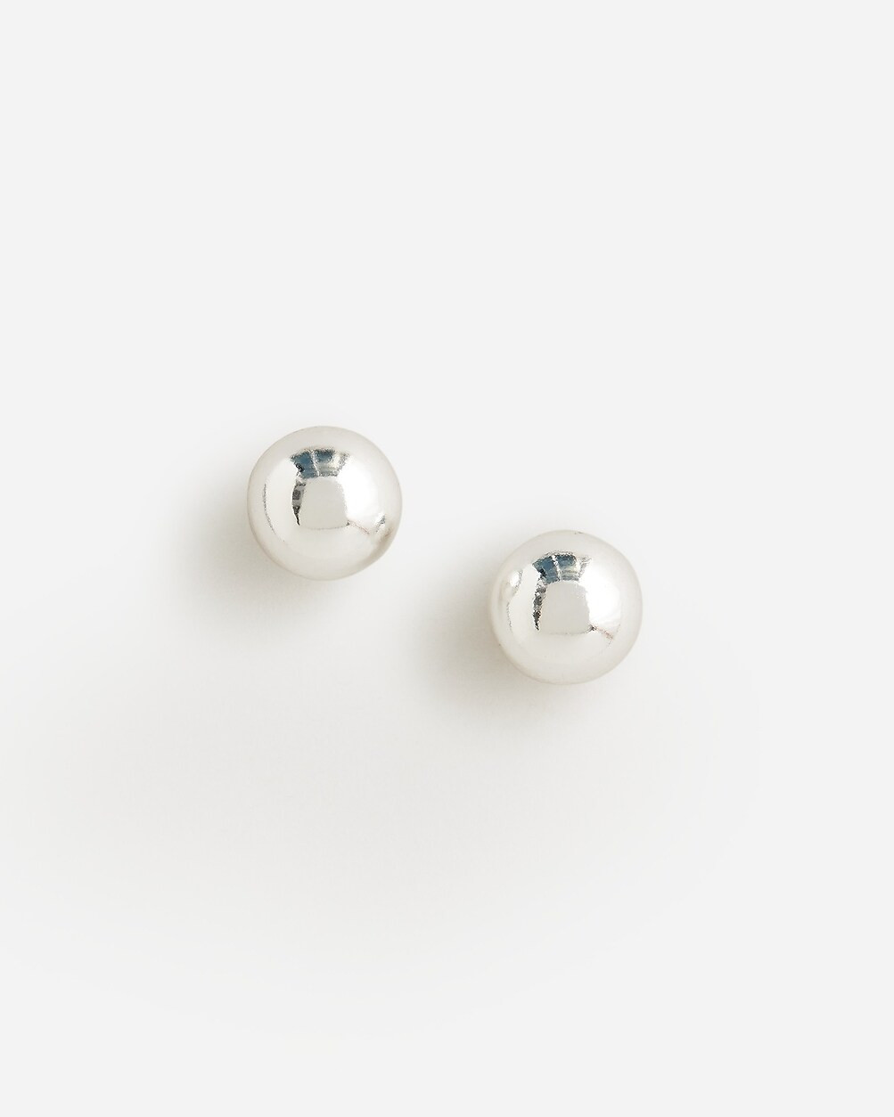 Dainty gold-plated ball-stud earrings | J. Crew US