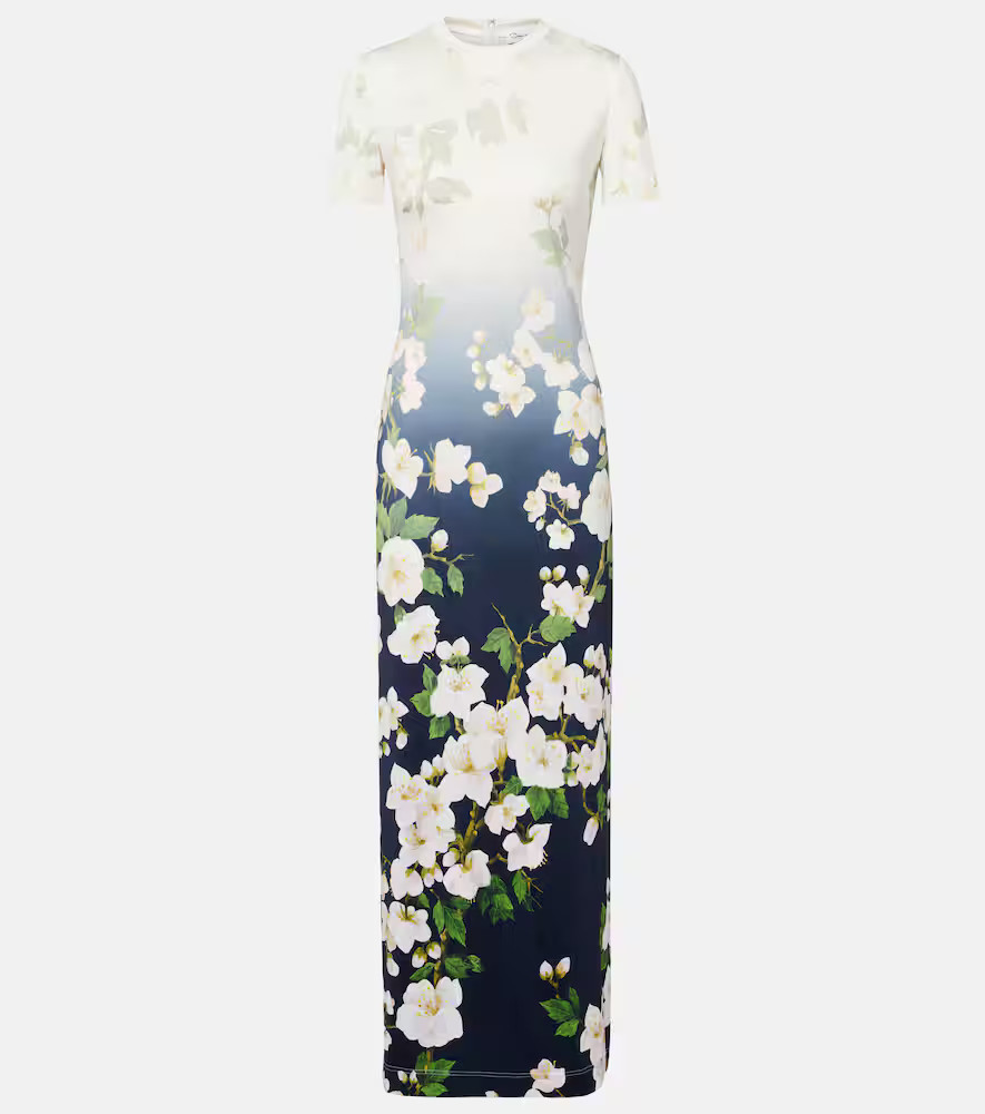 Oscar de la Renta Floral ombrÃ© maxi dress | Mytheresa (US/CA)